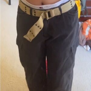 Baggy Gray Cargo Pants